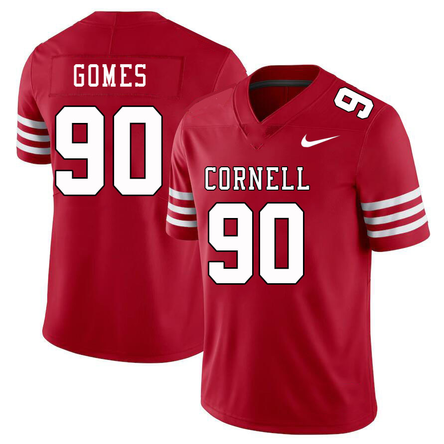 Men-Youth #90 Isaiah Gomes Cornell Big Red 2023 College Football Jerseys Stitched-Red